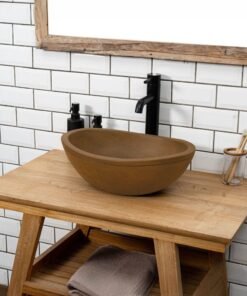 Compact Concrete Bathroom Sink